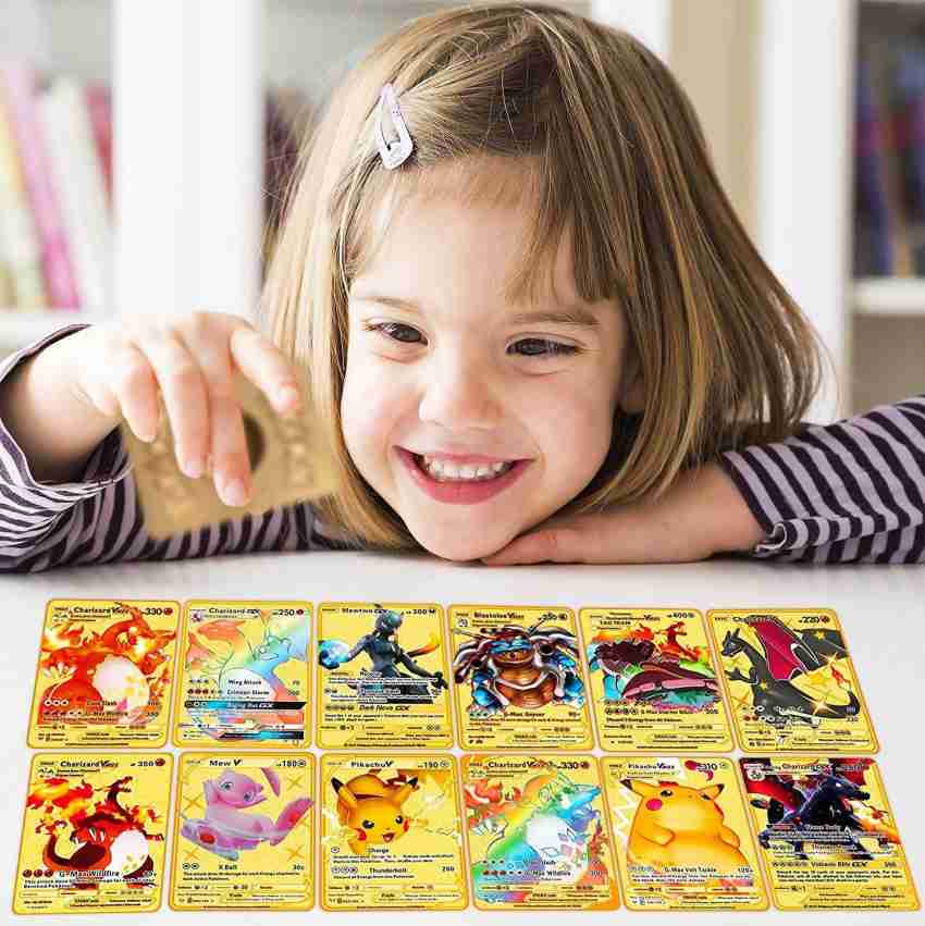 Mew V Gold Metal Pokemon Card