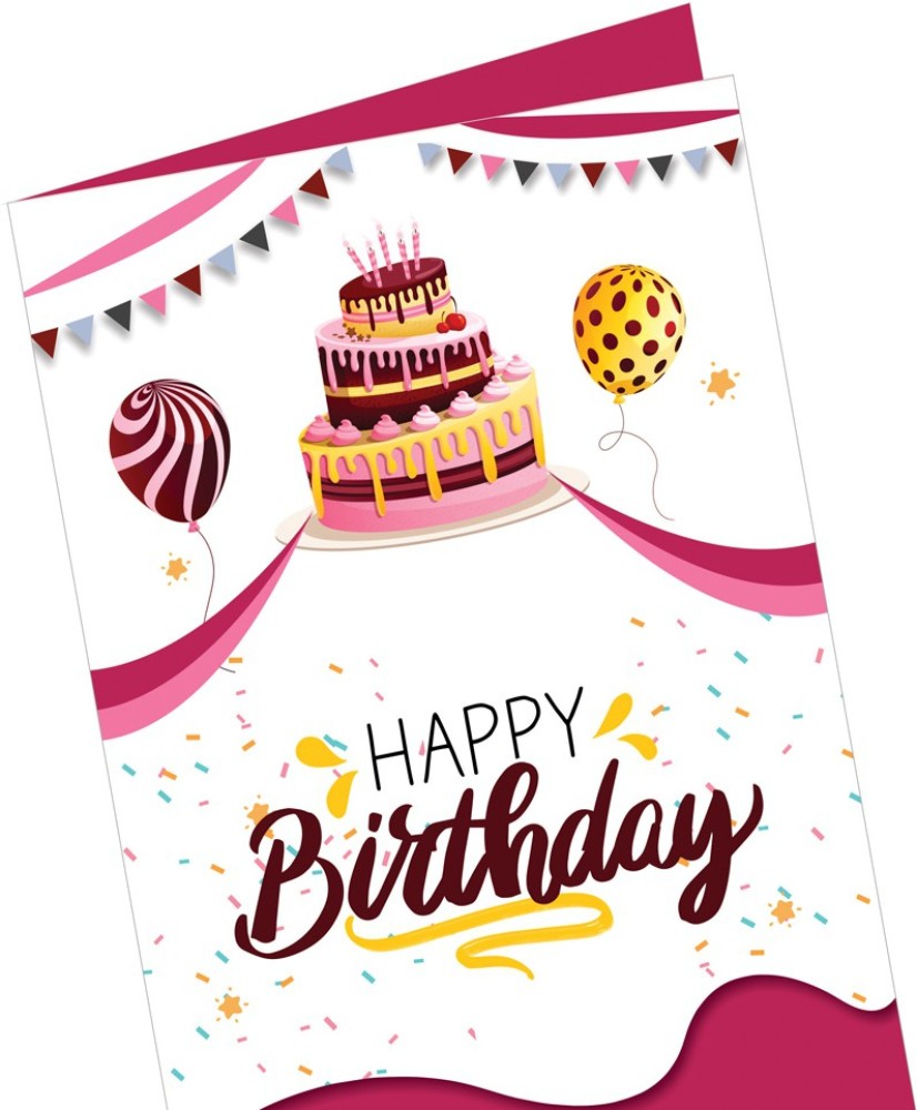 TANVOK Happy Birthday Greeting Cards for Birthday Greeting Card ...