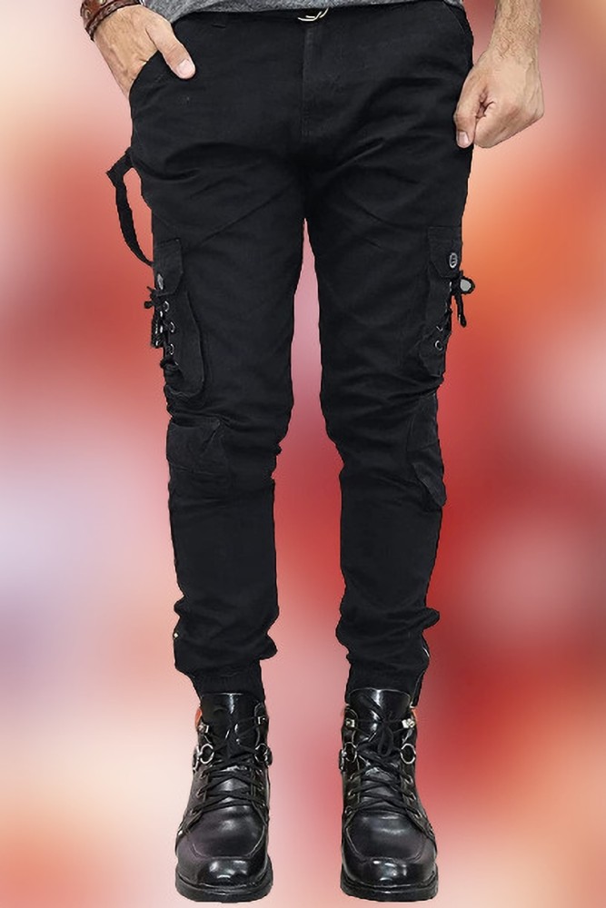 MARKVIEW Stylish Men's Black Cargo Pant