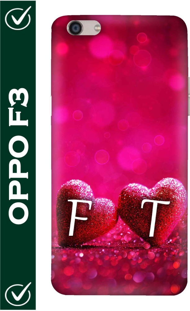 FULLYIDEA Back Cover for Oppo F3, OPPO CPH1609, Letter F, Alphabet F, Name F,  Letter F With T, F Love T - FULLYIDEA : 