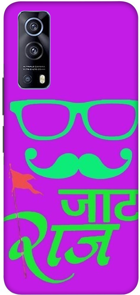 ANGELSKY Back Cover for vivo iQOO Z3 / Vivo iQZ3 ( JAAT WALLPAPER) PRINTED  BACK COVER - ANGELSKY : 