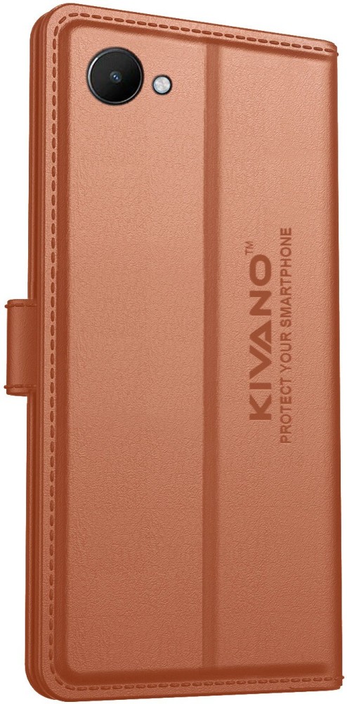 KIVANO Flip Cover for Realme C30 / Realme C30s, Luxurious Design, Handcrafted Unique