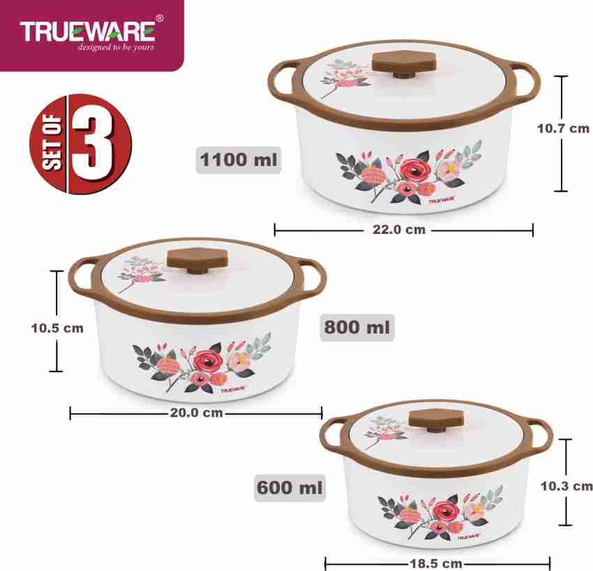 TUPPERWARE Cristal way 600 ml microwave safe pack of 1 Thermoware Casserole  Price in India - Buy TUPPERWARE Cristal way 600 ml microwave safe pack of 1  Thermoware Casserole online at