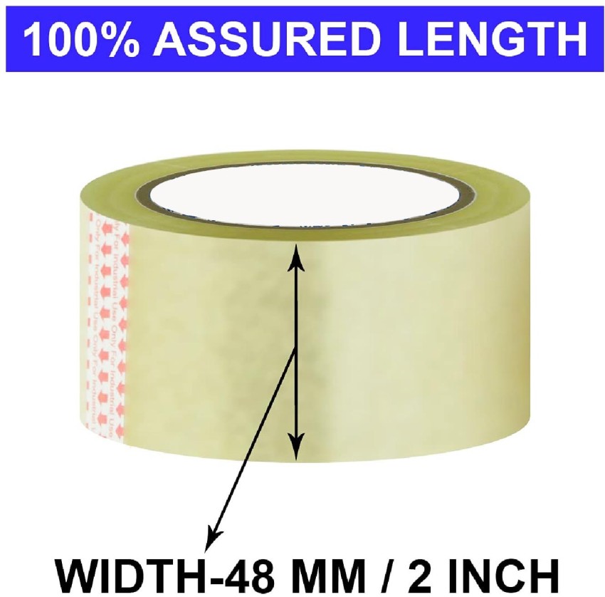 RD Zoom Enterprises Brown Tape And Transparent Tape 2 Inch  (3pcs Each) Industrial Shipping Packaging tape (Manual) - tape