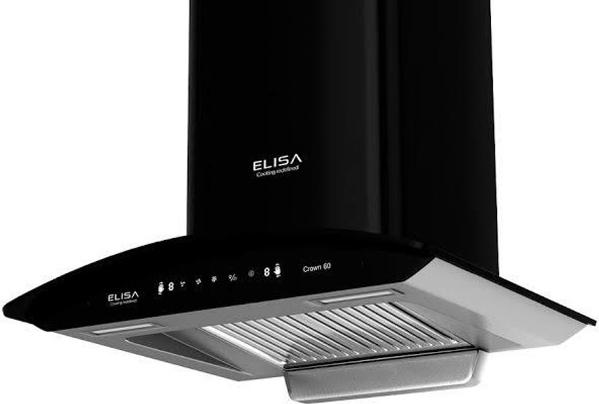 Elisa CROWN 60 Auto Clean Wall and Ceiling Mounted Chimney