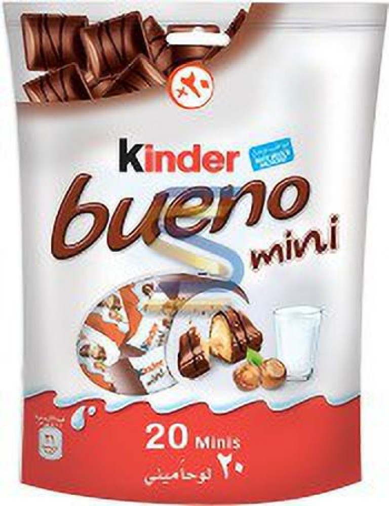 KINDER BUENO MINI 108g Bag Milk Chocolate And Hazelnut