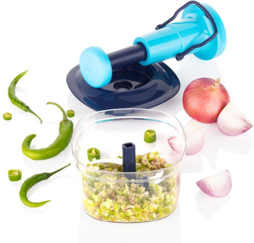 Buy NINTH High Quality Push Chopper for Kitchen - 650ML - Blue Online at  Best Prices in India - JioMart.