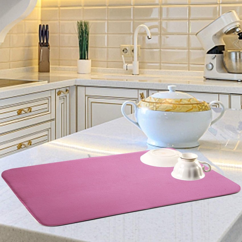 2 Pack Microfiber Dish Drying Mat 20 X 15 Inch Kitchen Counter