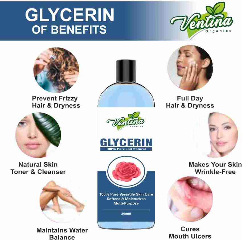 Glycerine liquid for face 400G - 100% Pure & Natural Glycerine for Beauty  and Skin Care