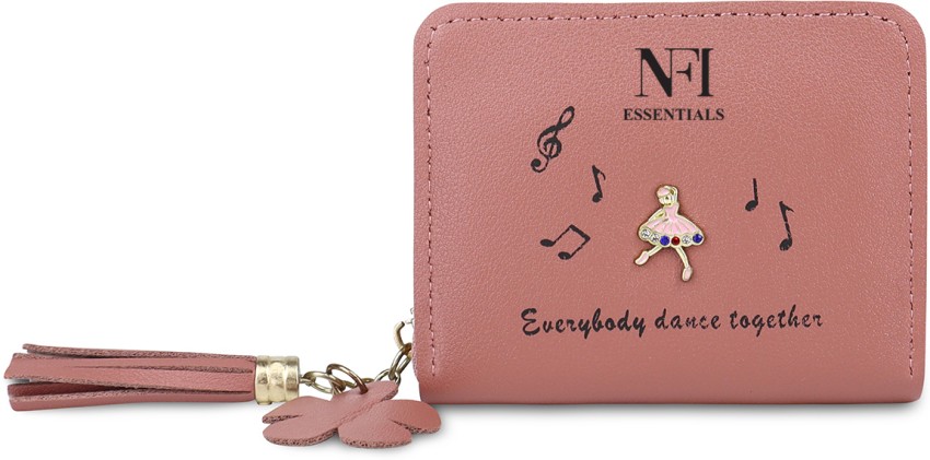 Nfi Essentials Fashion Pu Leather Women'S Mini Clutch Wallet Girls