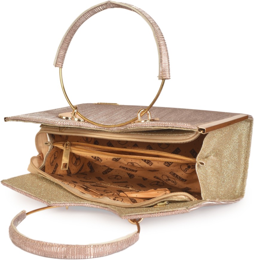 Buy Rose Planet Women Gold Handbag Goldi Online @ Best Price in India