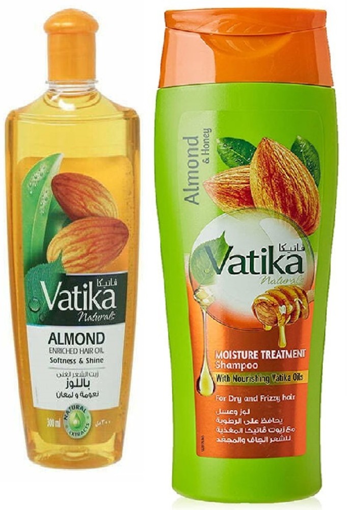 Vatika Almond  Honey MOISTURE TREATMENT Shampoo With Nourishing Vatika Oils  For Dry and Frizzy hair  arfaanacom