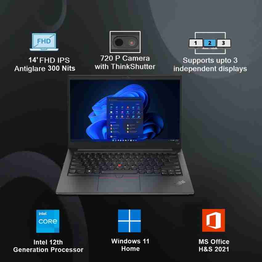 Lenovo ThinkPad E14 Intel Core i7 12th Gen 1255U - (16 GB/1 TB SSD