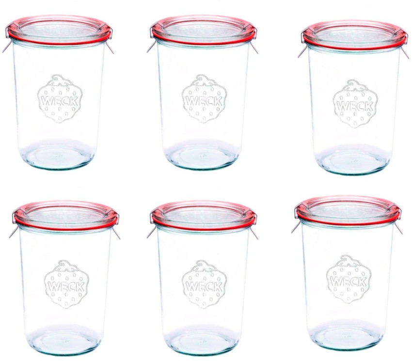 743 - 3/4 L Mold Jar (Set of 6) - Weck Jars