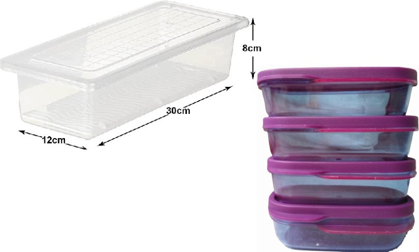 Rubbermaid Premier Easy Find Lids Food Storage Container, Purple