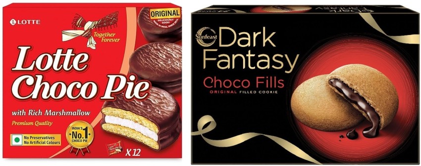 Sunfeast Dark Fantasy Yumfills Cookie Cake- 253gm