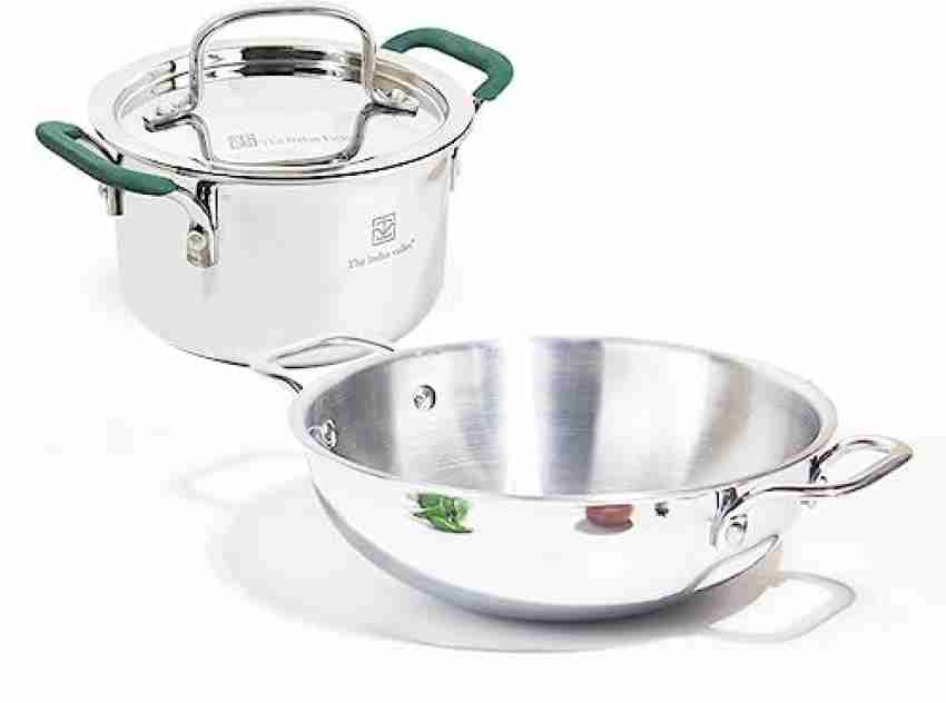 The Indus Valley Triply Stainless Steel Casserole/Biryani Pot