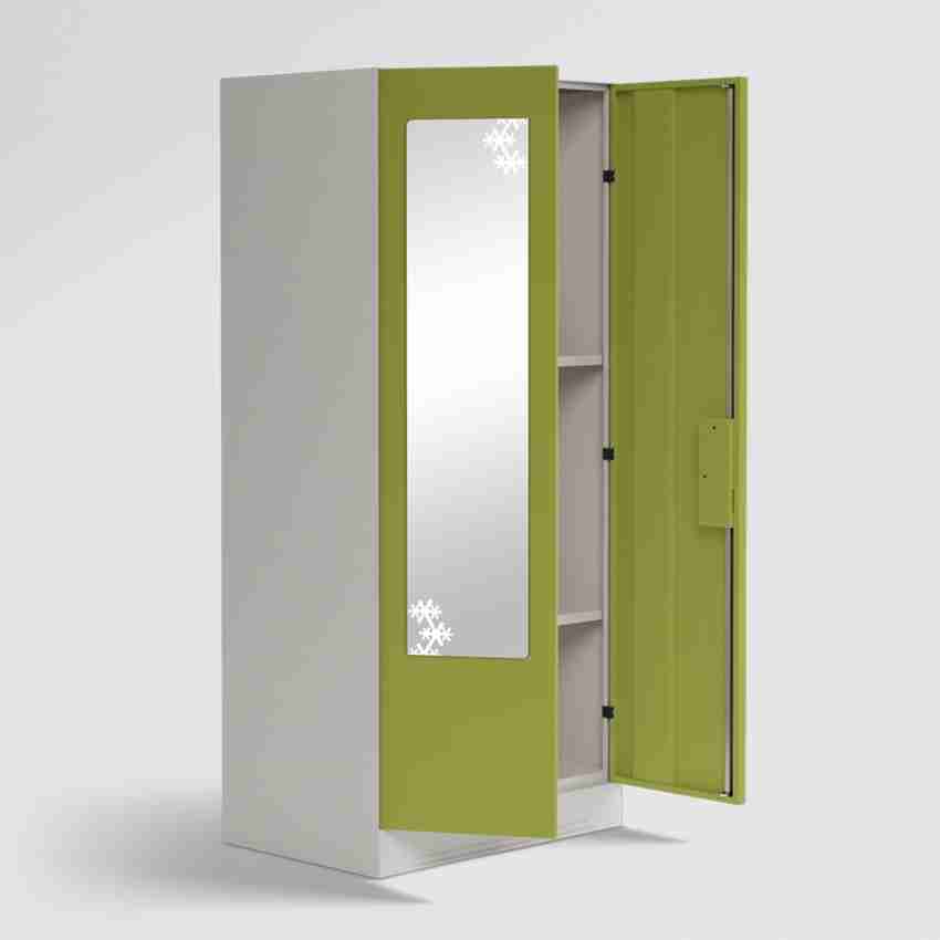 GODREJ INTERIO Slimline Fantasia 2 Door Steel Almirah with Locker