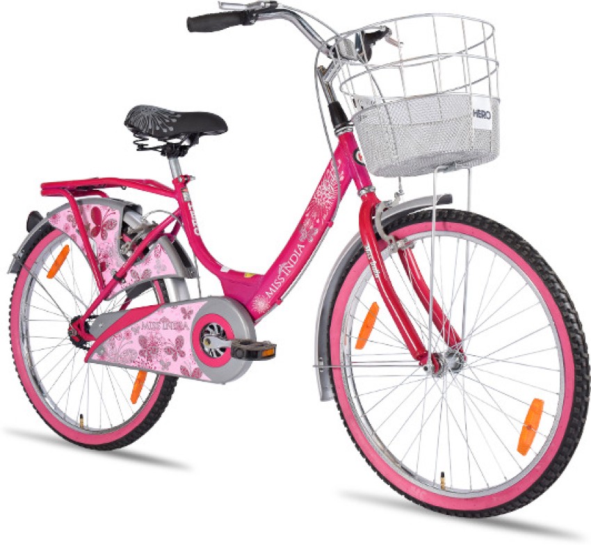 miss india cycle pink colour