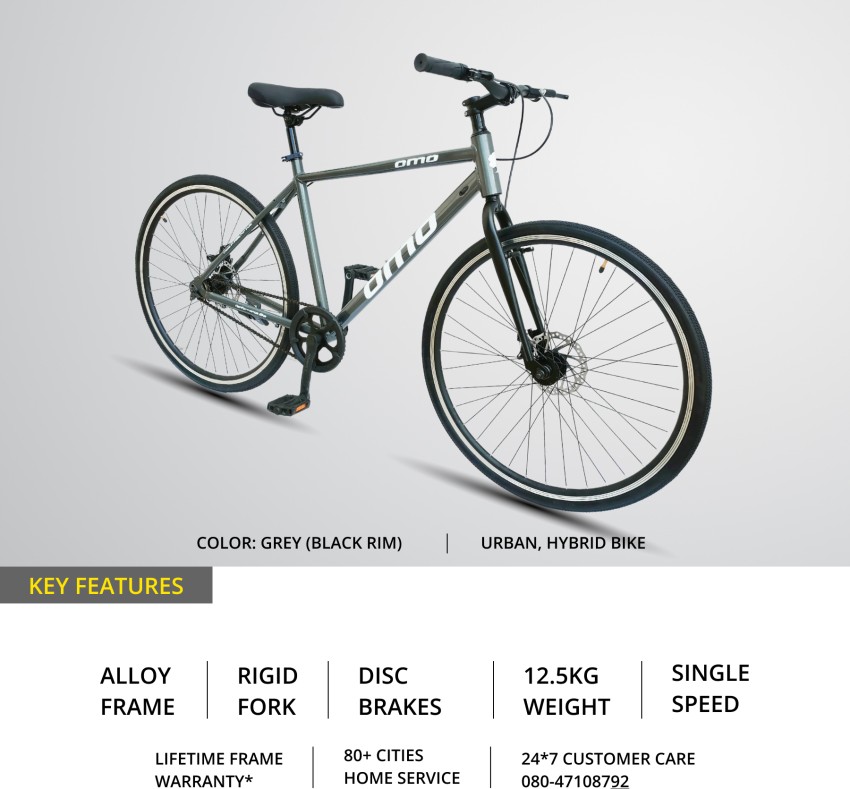 OMO Model Hampi 700 700C T Hybrid Cycle City Bike Price in India