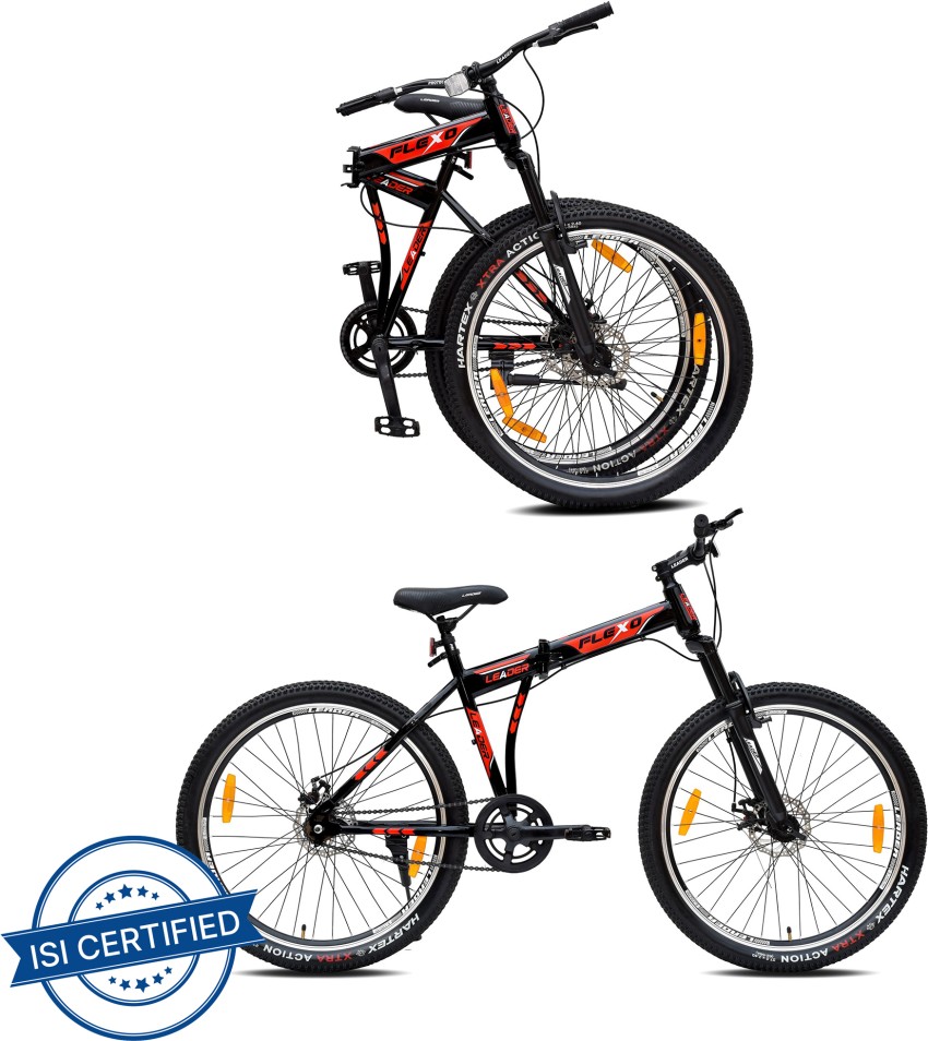 LEADER Flexo FS DD Foldable Bicycle without gear 27.5 T Folding Bikes/Folding Cycle Price in India