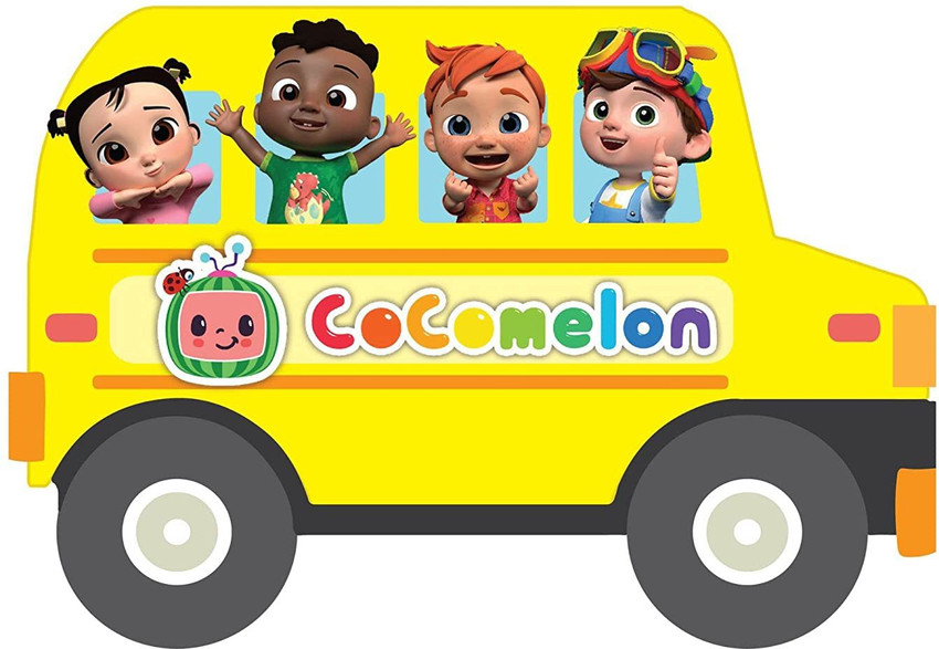 Cocomelon Wheels On The Bus Cut-Outs Printable Pigsy Party