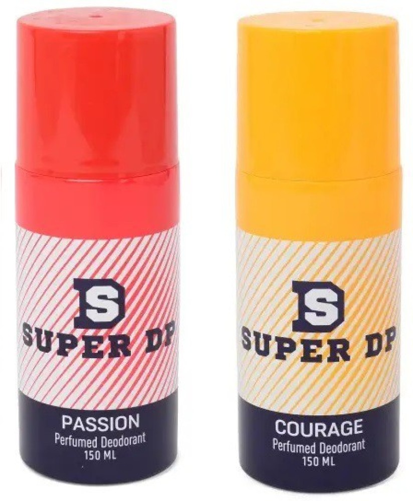 NEWEST SUPER DP PASSION + COURAGE PACK OF 2 EACH 150 ML Deodorant ...