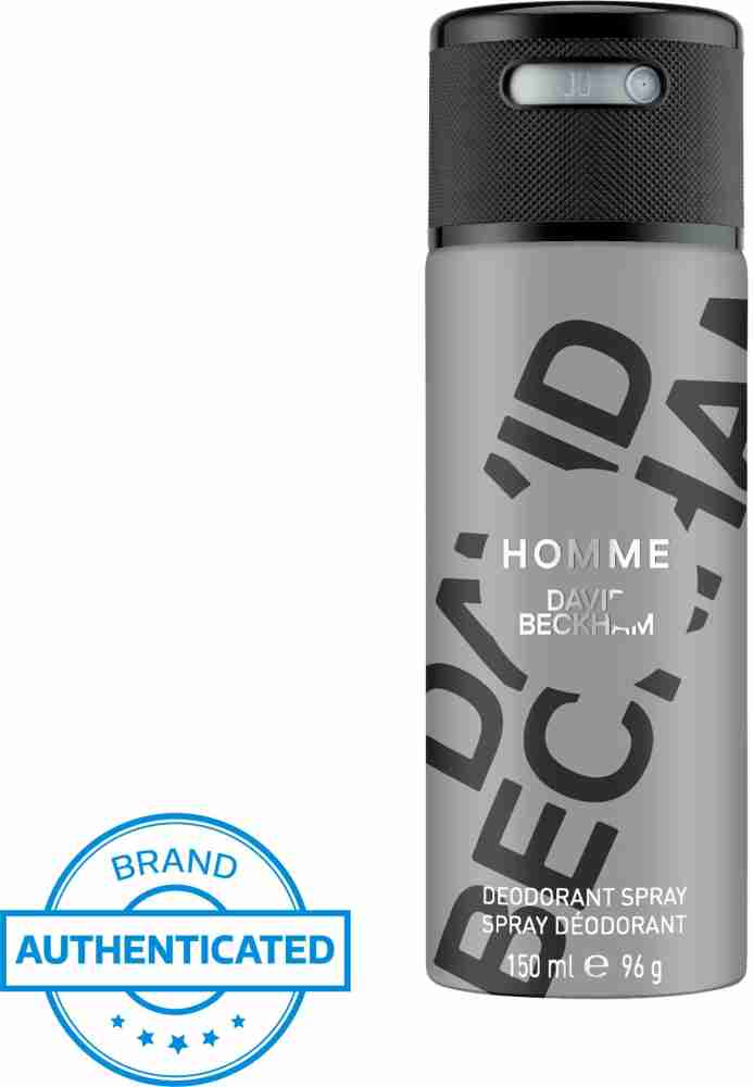 DAVID BECKHAM Homme (New) Deodorant Spray - For Men - Price India, Buy DAVID BECKHAM Homme (New) Deodorant Spray - For Men Online In India, Reviews & Ratings | Flipkart.com