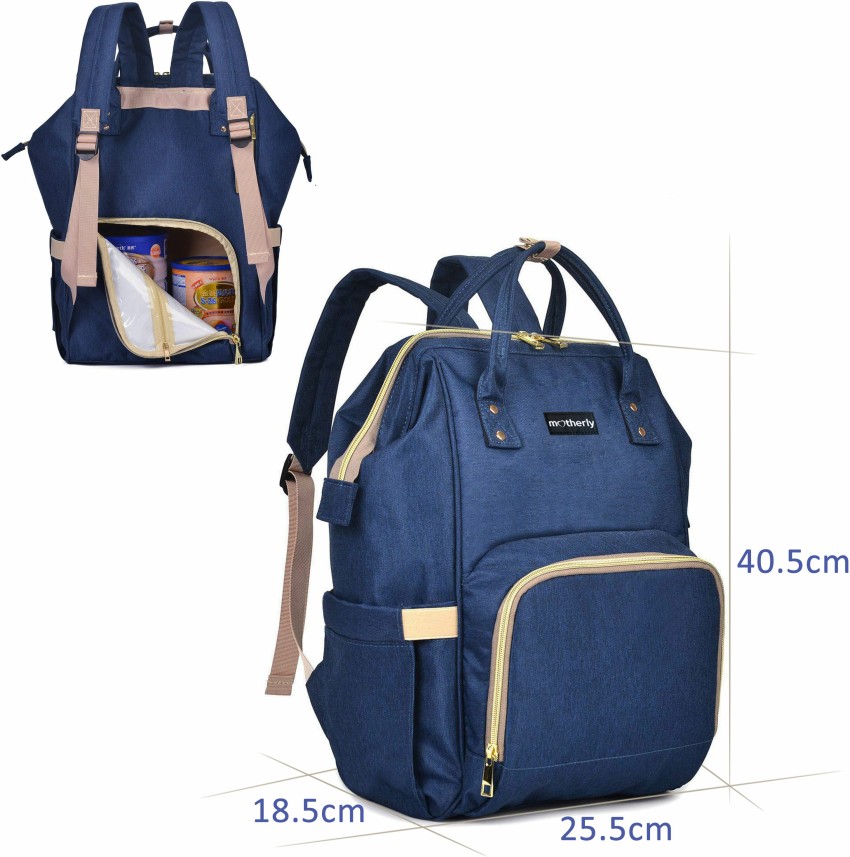 Polka Tots Waterproof Diaper Bag for Travel Mothers Blue with Changing Mat  Buy packet of 1 Bag at best price in India  1mg