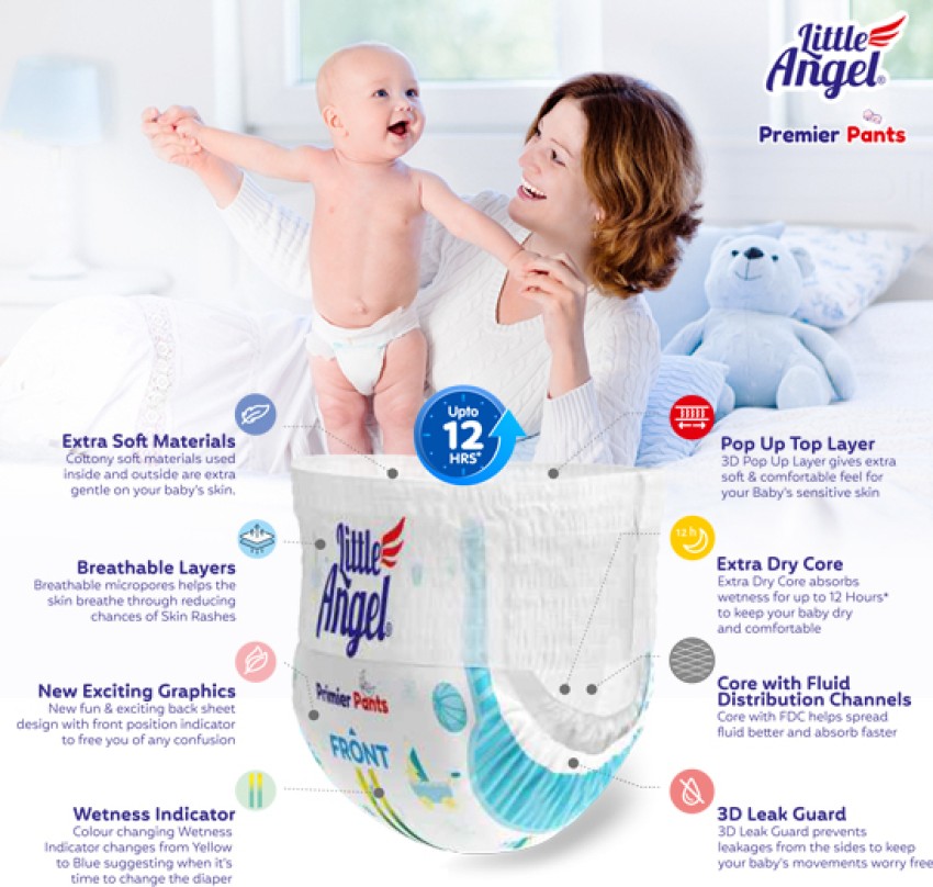 Buy Coo Coo Baby Diaper Pants  L 132 Pieces Online at Best Prices in  India  JioMart