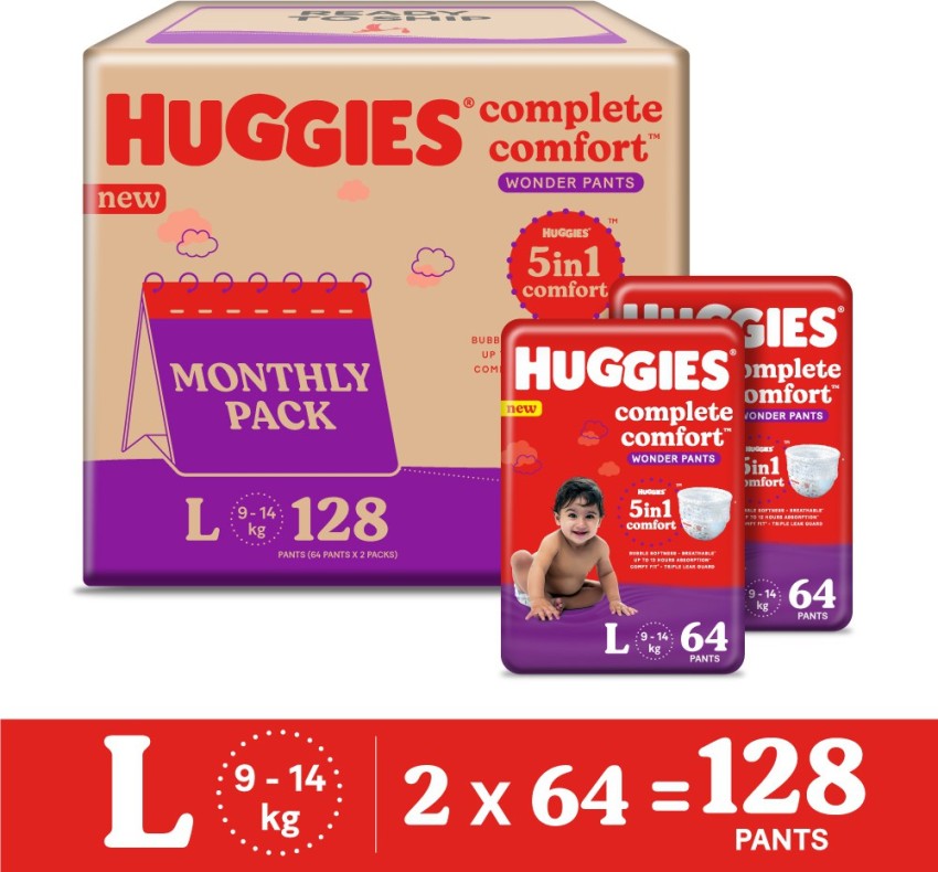 Huggies Wonder Pants L (9-14 kg) 16pcs - Tanbinas | Online Marketplace in  Bangladesh