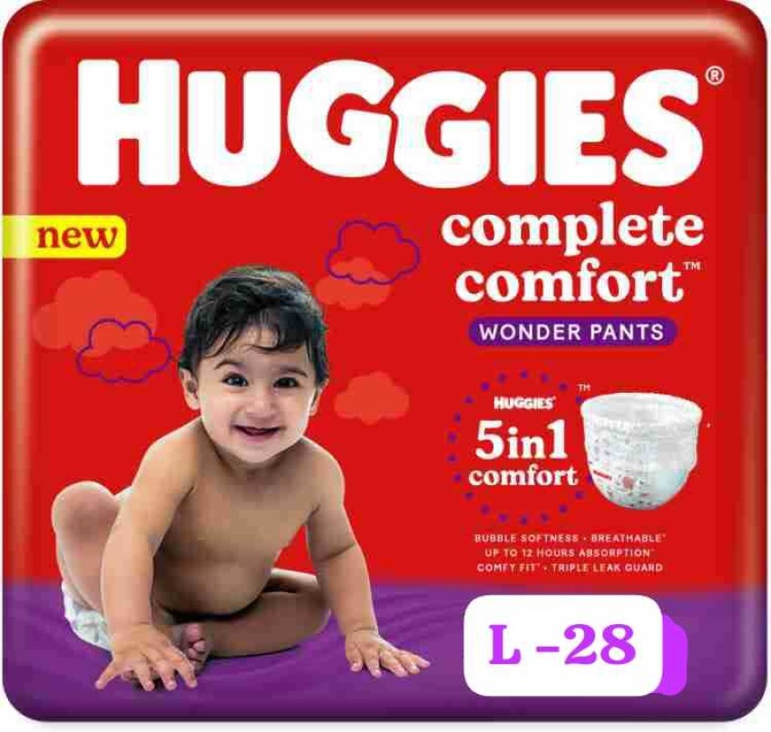 Buy Huggies Wonder Pants XL (12 - 17 kg) Pack Of 34 Online | Flipkart  Health+ (SastaSundar)
