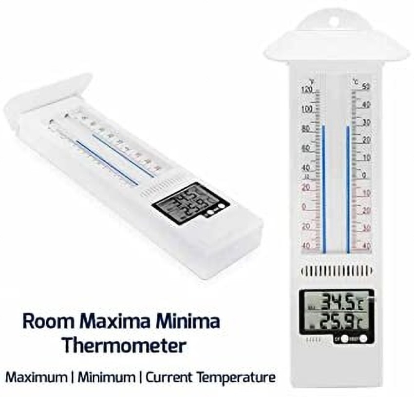 Digital Greenhouse Thermometer for Monitoring Maximum and Minimum  Temperatures - High Low Thermometer for Recording Max and Min Temperatures  Garage