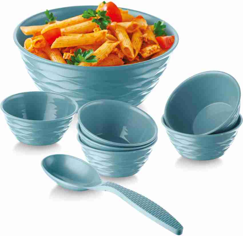 Flipkart SmartBuy Pack of 8 Plastic UTC Brook Design Plastic Bowls