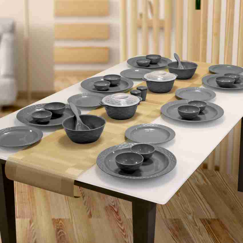 Flipkart SmartBuy Pack of 8 Plastic UTC Brook Design Plastic Bowls