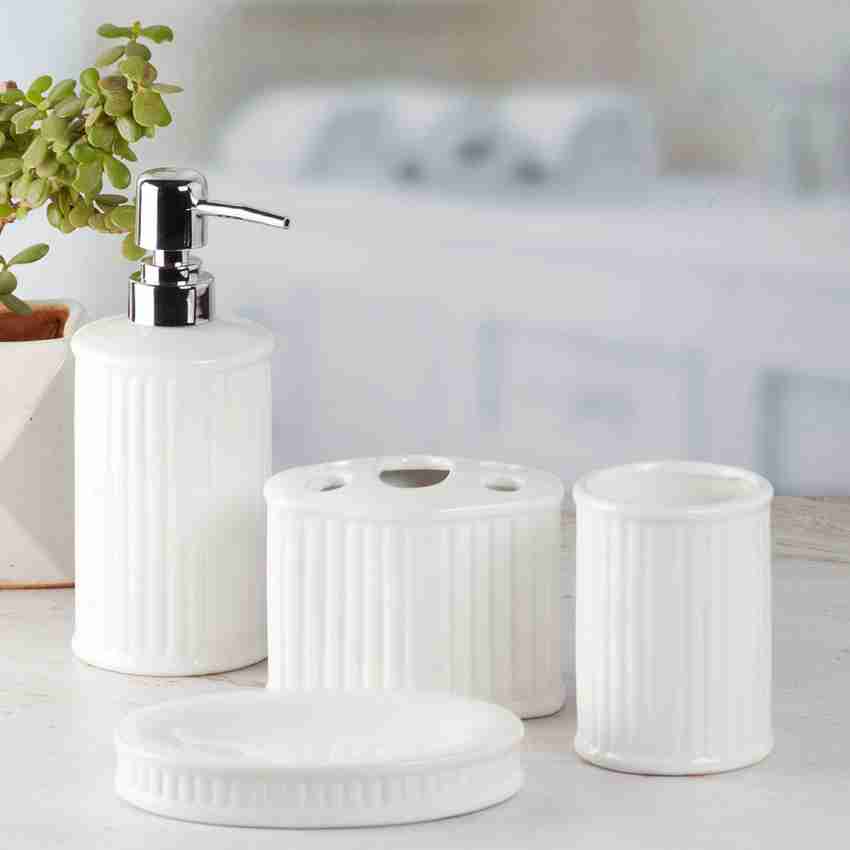 Well Set bathroom soap dish Tumbler Holder&Paste-Brush Stand Rack multi  purposes Price in India - Buy Well Set bathroom soap dish Tumbler  Holder&Paste-Brush Stand Rack multi purposes online at