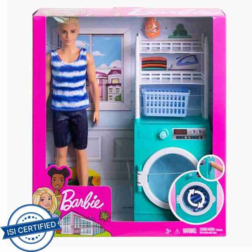 barbie laundry playset