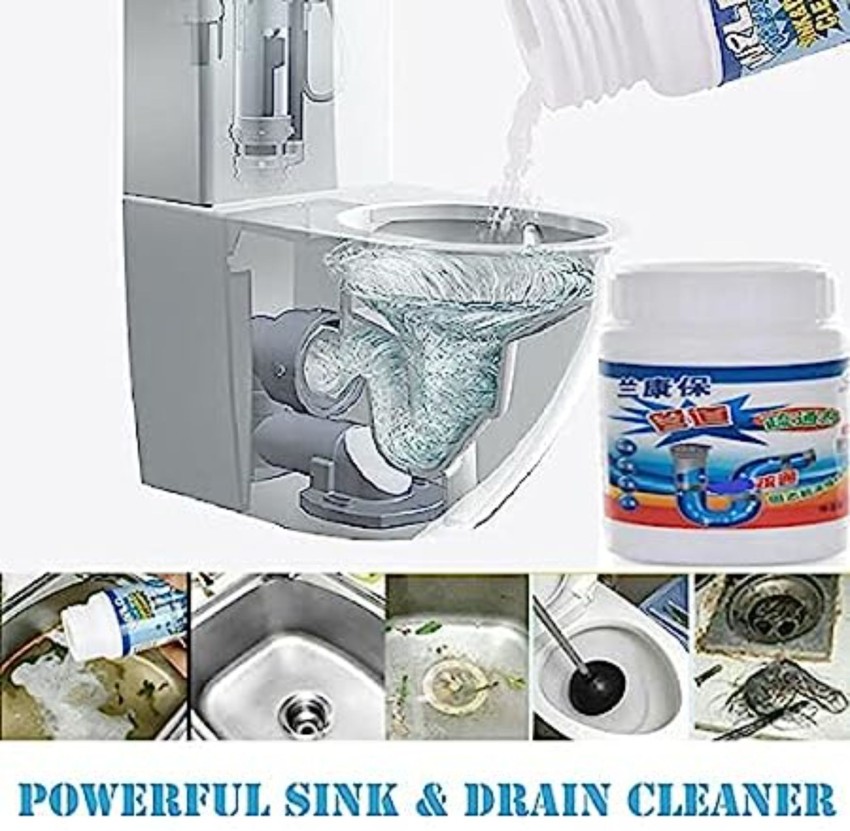 Powerful Drain Blockage & Sink Cleaner Powder, Packaging Size: 100