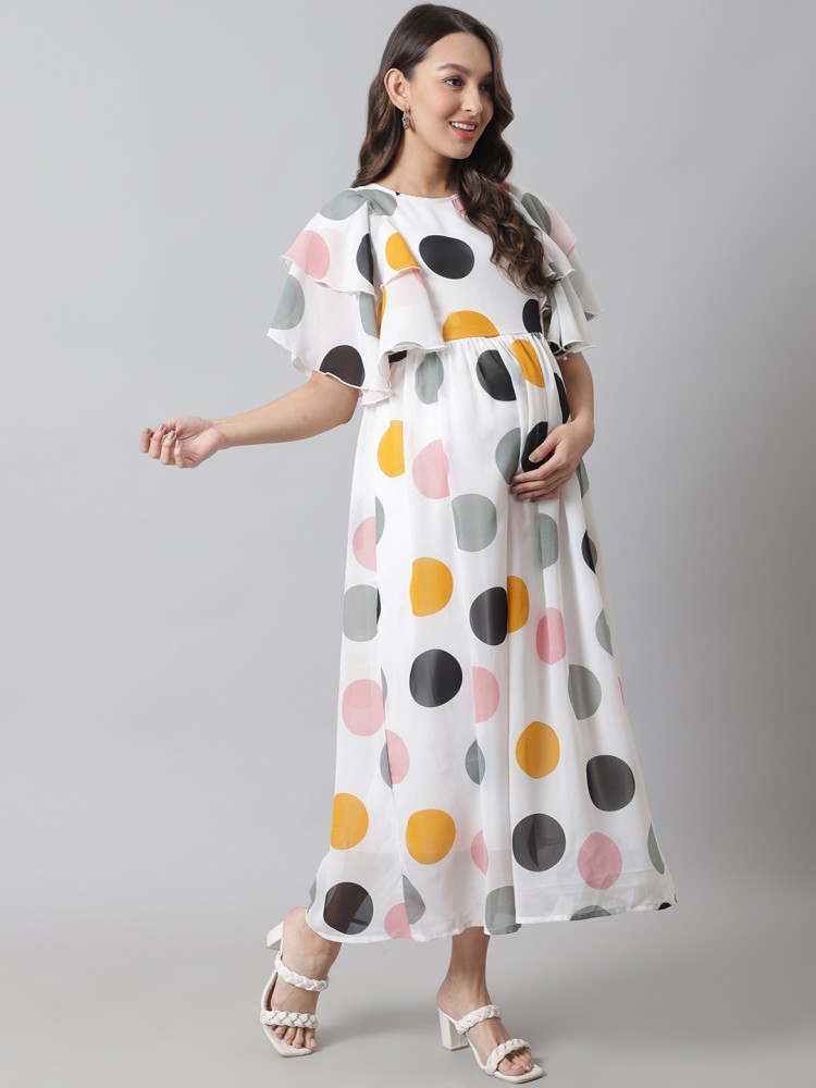 Buy Maternity Dress for Photography Off Shoulder Long Sleeve Chiffon Gown  Split Front Maxi Pregnancy Dresses for Photoshoot Online at Lowest Price in  Ubuy India B0832HF47D
