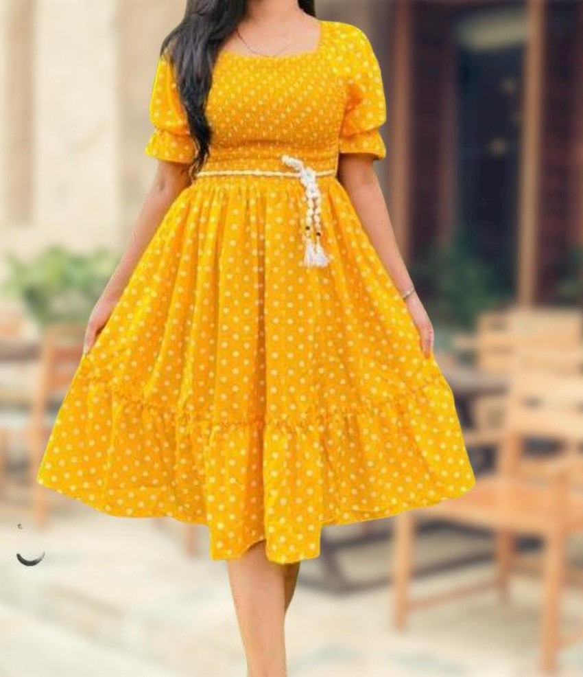 Yellow Frocks  9 Best and Trendy Designs  Styles At Life