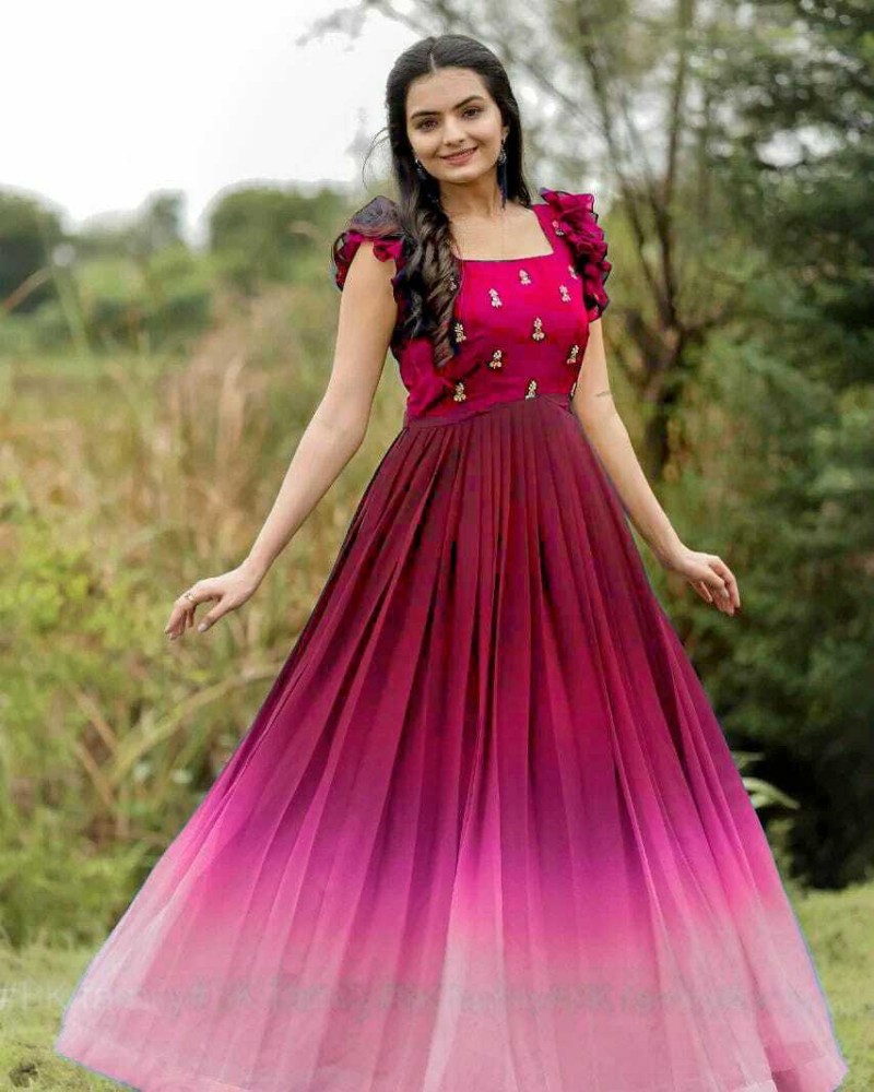 Flipkart online clearance shopping gown dresses