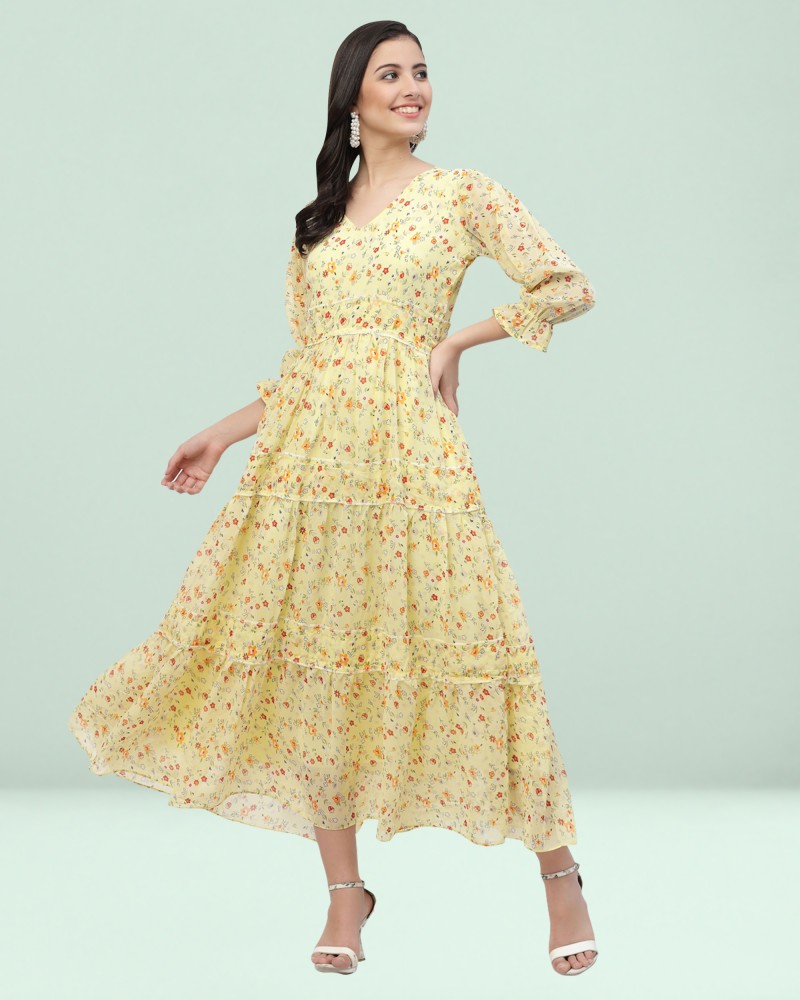 Floral maxi shop dress flipkart