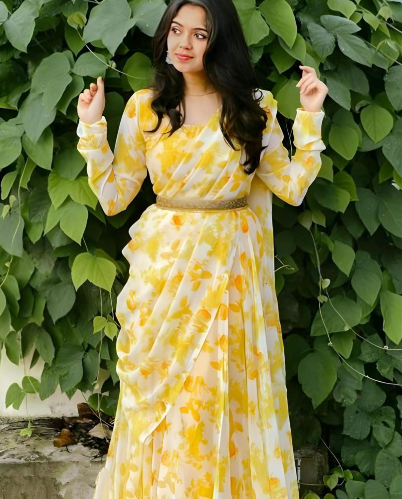 RPRENTERPRISE Women Ethnic Dress Yellow Dress - Buy RPRENTERPRISE Women  Ethnic Dress Yellow Dress Online at Best Prices in India | Flipkart.com