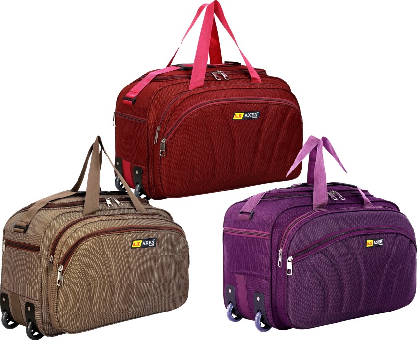 Buy Axen Bags 60 L Strolley Duffel Bag Unisex High Density Travel Bag with  Large Capacity Duffel With Wheels (Strolley) Online at Best Prices in India  - JioMart.