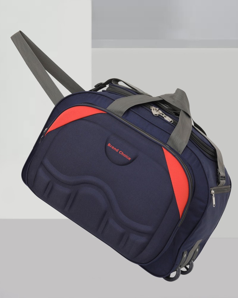 Trovety Luggage (Expandable) Stylish Trolley Bag For Traveling Travel Duffel  Luggage Bag Duffel With Wheels (Strolley) GREY - Price in India | Flipkart .com