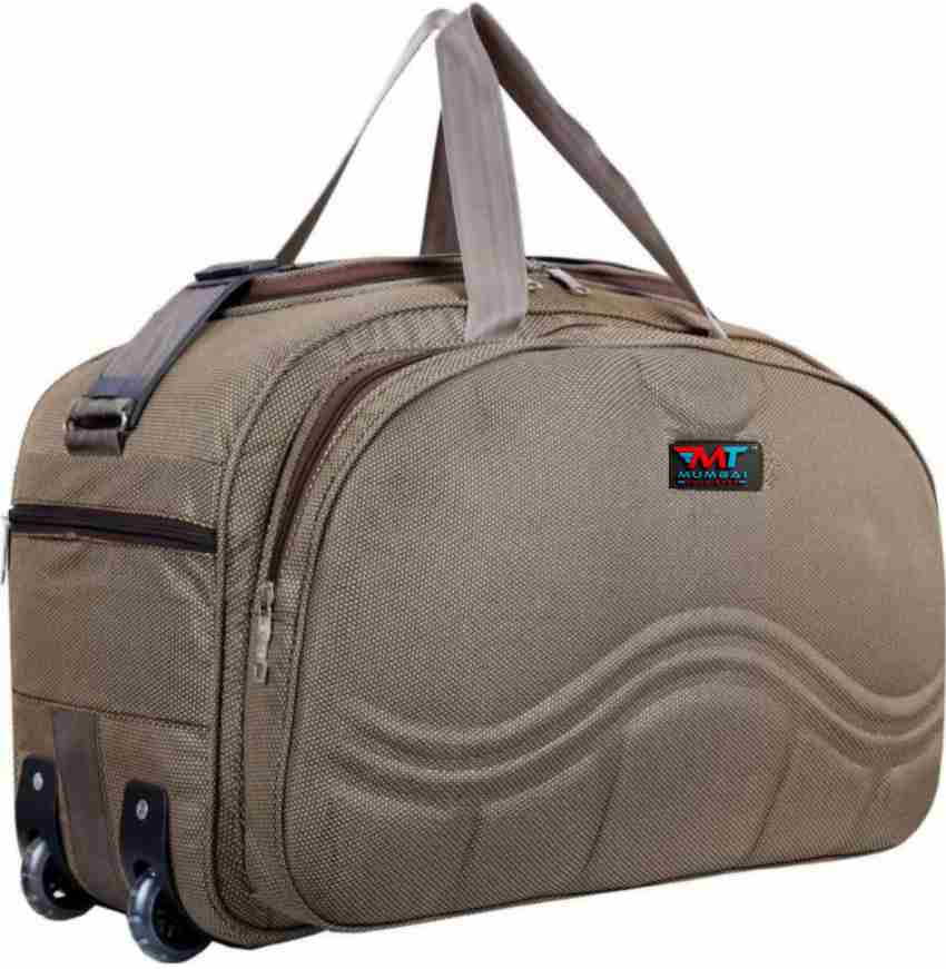 Mumbai Tourister (Expandable) Best Luggage Waterproof Lightweight 60L Travel  Duffel Bags With Wheels Duffel With Wheels (Strolley) permium brown, best  colour brown - Price in India