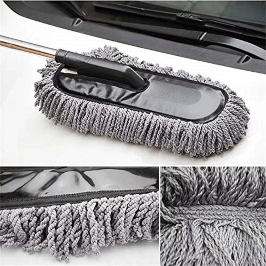 Microfiber Car Duster Wash Mop with Extendable Handle for Exterior