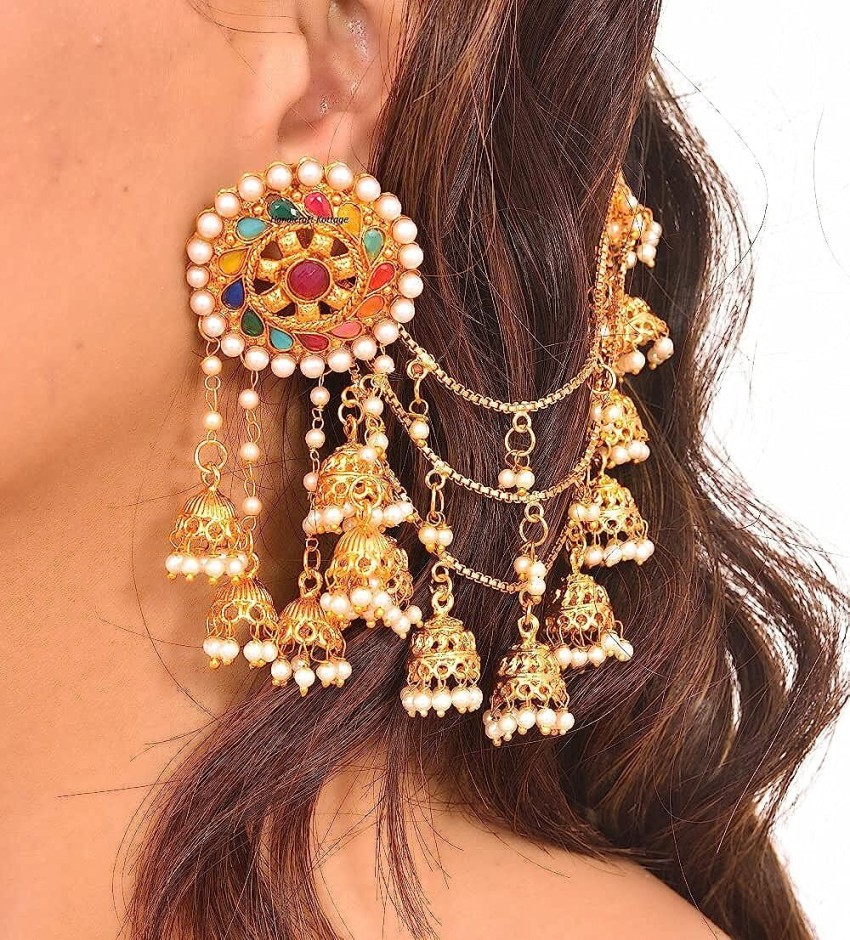 New bahubali style earrings designs  YouTube