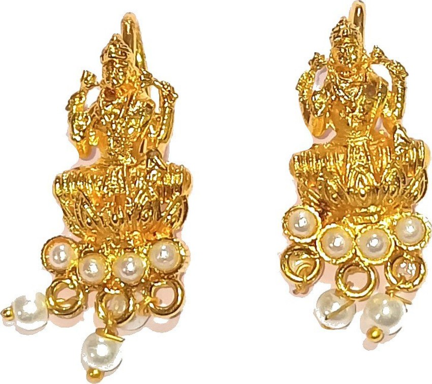 Designer Matte Finish Lakshmi Earrings Set UCNEW2287  Urshi Collections