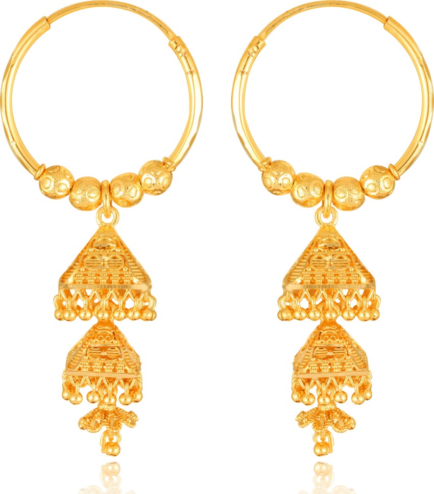 Flipkartcom  Buy Elegirl Collection Gold Plated Polki Kundan Drop Earrings  for Women Alloy Drops  Danglers Online at Best Prices in India
